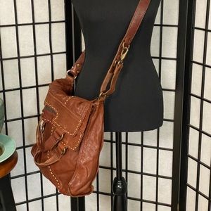 Italian leather convertible crossbody bag by Lucky Brand Abbey Road